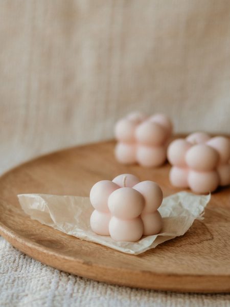 Vela Cubo Burbujas Mini