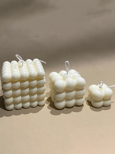 Pack Vela Cubo Burbujas