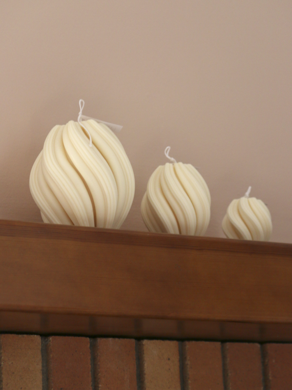 Pack Velas Flor Rizada