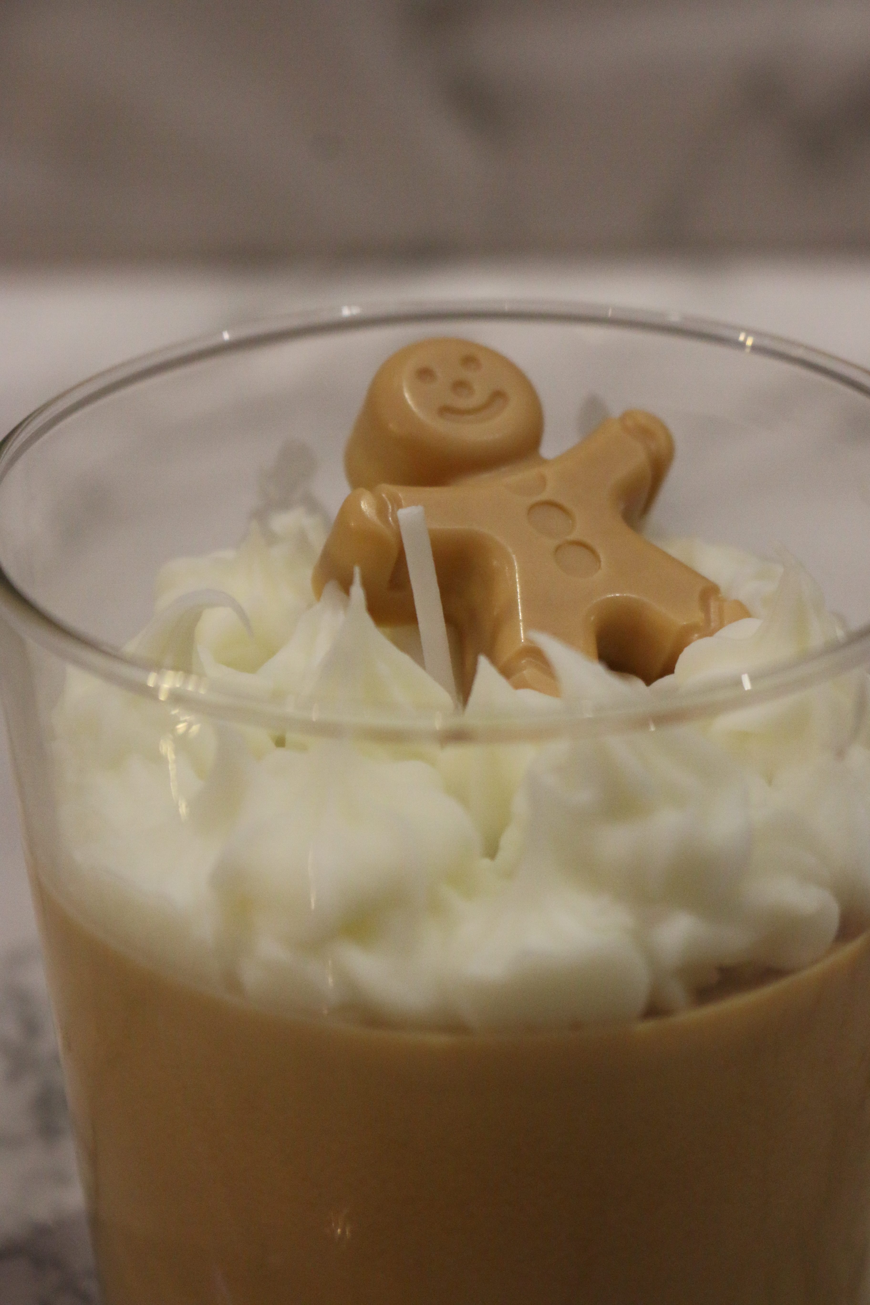 Vela muñeco de jengibre