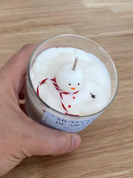 Vela Muñeco de Nieve