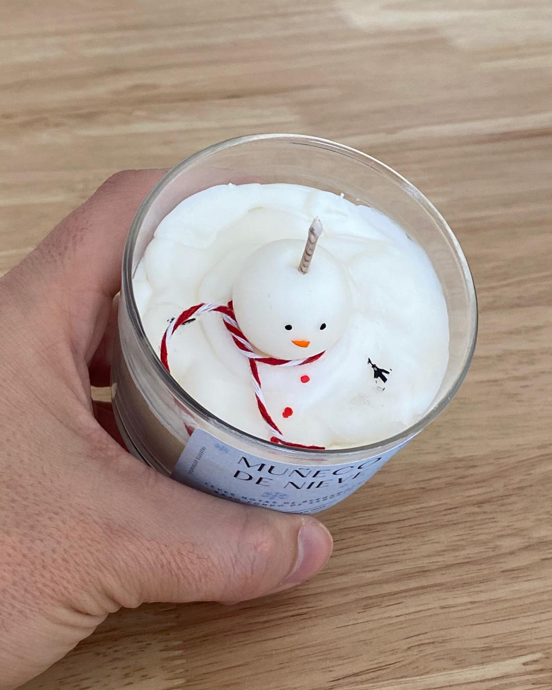 Vela Muñeco de Nieve